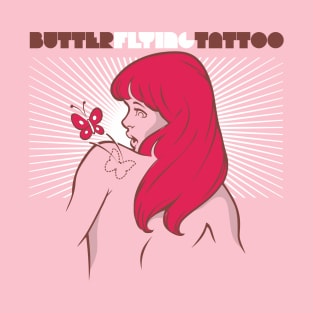 Butter Flying Tattoo T-Shirt