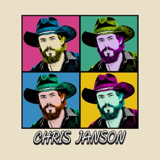 chris janson 80s Pop Art Style T-Shirt