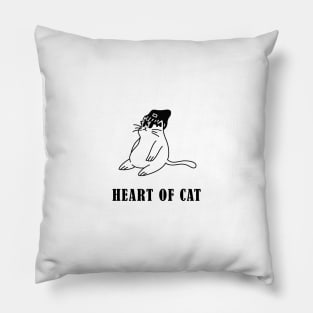 Heart of Cat Pillow