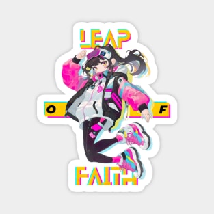 Leap of Faith (white) Magnet