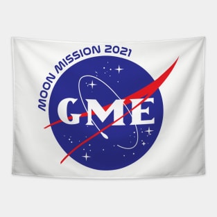 GME Moon Mission 2021 Tapestry