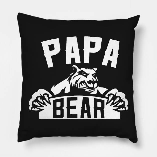 Papa Mama Baby Bear Pillow by Lauderdalle