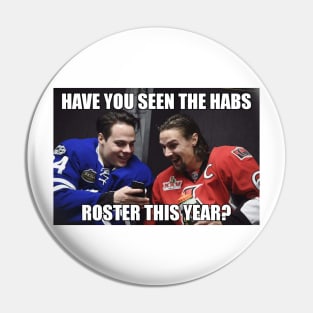 Habs roster Pin