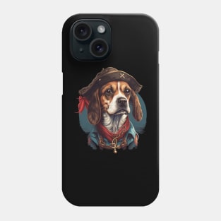 dog pirate Phone Case