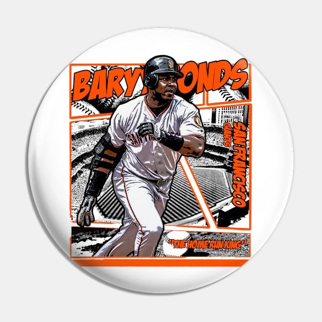 Barry Bonds // Comics Retro 90s Pin by Bootlegheavens