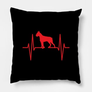 Heartbeat Rottweiler Pillow