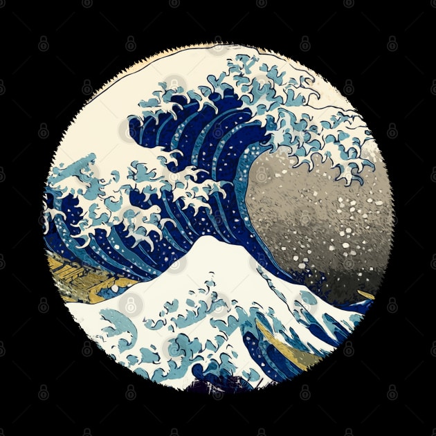 Legendary Great Wave off KANAGAWA abstract style retouched artwork by Naumovski