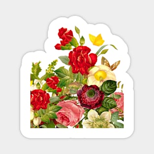 Oil Painting Artistic Flowers Magnet