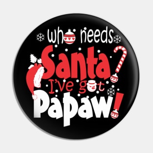 Santa Papaw Ugly Christmas Sweater Gifts For Family Pin