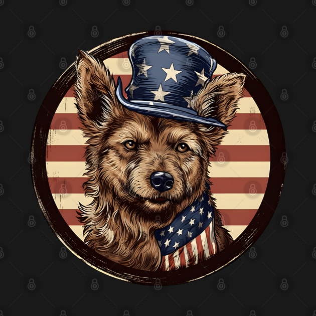 Australian Terrier 4th of July by NatashaCuteShop