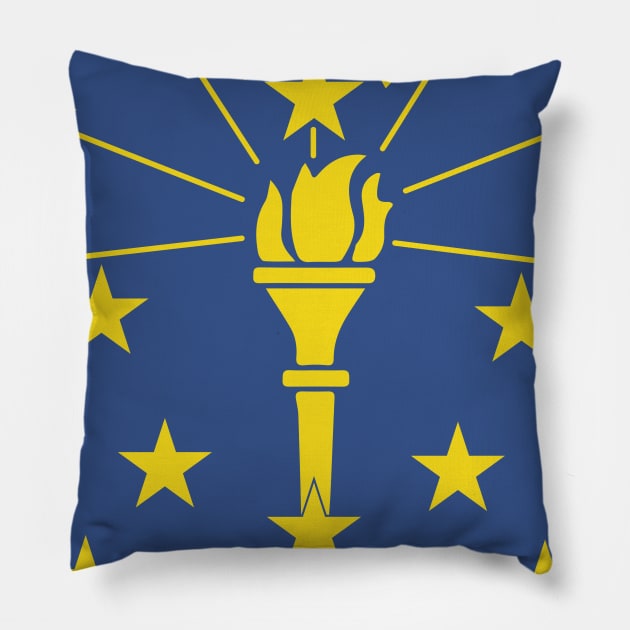 indiana state Pillow by maximus123