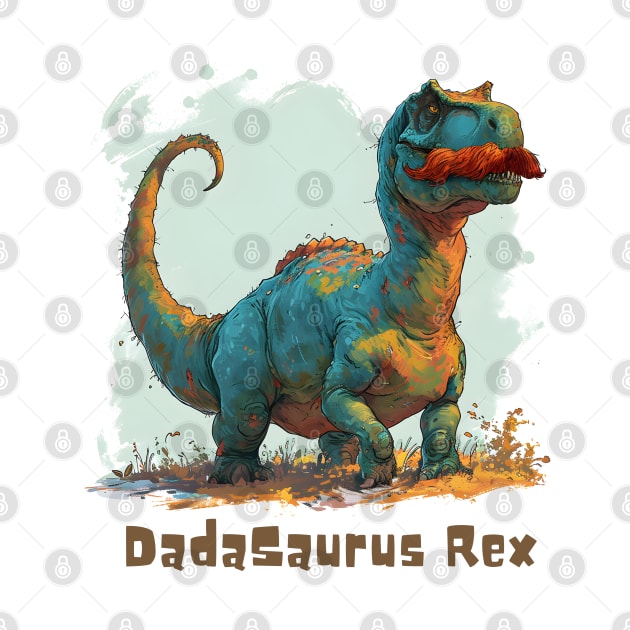 Dadasaurus Rex (with Moustache T-Rex) by Abystoic