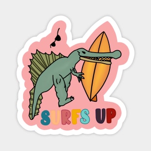 Surfs Up Dino Magnet