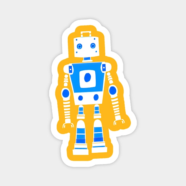 Roboto Magnet by Androgen