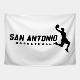 Retro San Antonio Basketball Club Tapestry