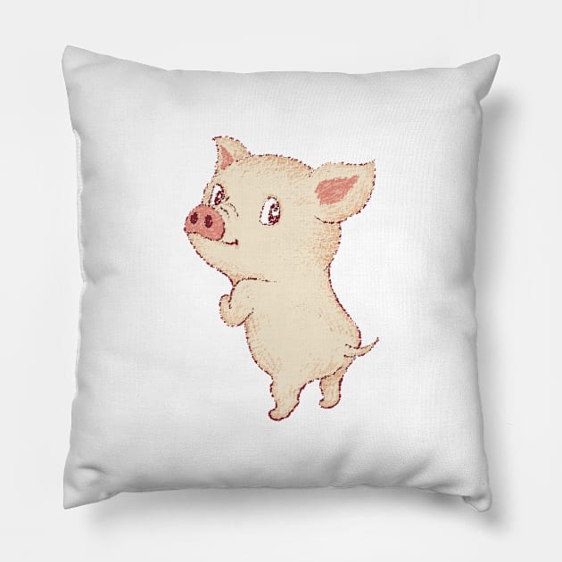 Cute Pig Pillow by sanogawa