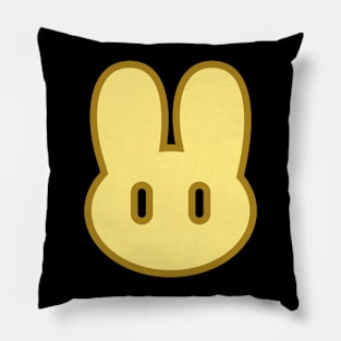 MOON PRISM - BUNNY SIGN YELLOW Pillow