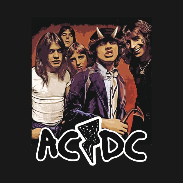 AC DC Vintage by clownescape