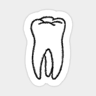 Tooth art Magnet