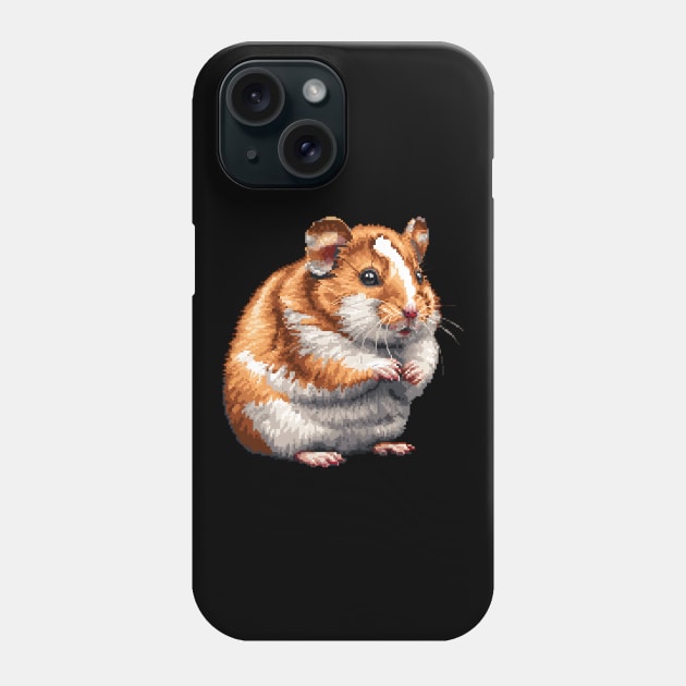 16-Bit Hamster Phone Case by Animal Sphere