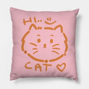 Hi cat Pillow