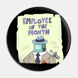 Adventure Time - BMO Employee of the Month Pin