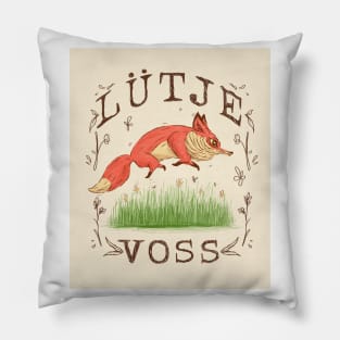 Lütje Voss Low German Little Fox Pillow