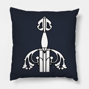 Tizona sword garnish (white) Pillow