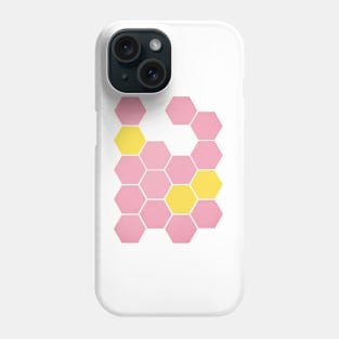 Pink Honeycomb Phone Case