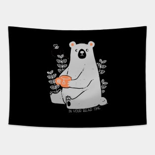 'In Your Bear Time' Animal Conservation Shirt Tapestry