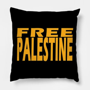 Free Palestine Pillow