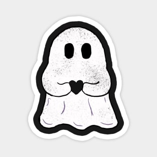 Valentine’s Day ghost black heart cute sticker cute design Magnet