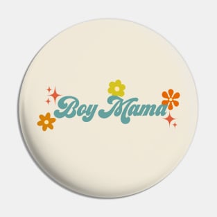 Boy mama - 70s style Pin