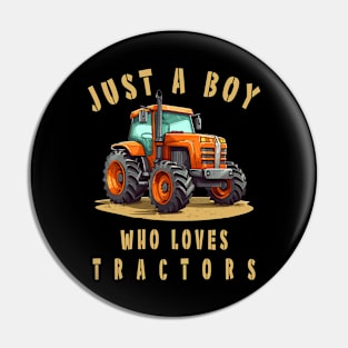 Farm Vehicle Country Life Boy who loves tractors Truck Boy Pin