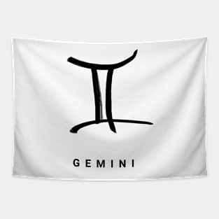 KIROVAIR ASTROLOGICAL SIGNS GEMINI #astrology #kirovair #symbol #minimalism #horoscope #twill #home #decor Tapestry