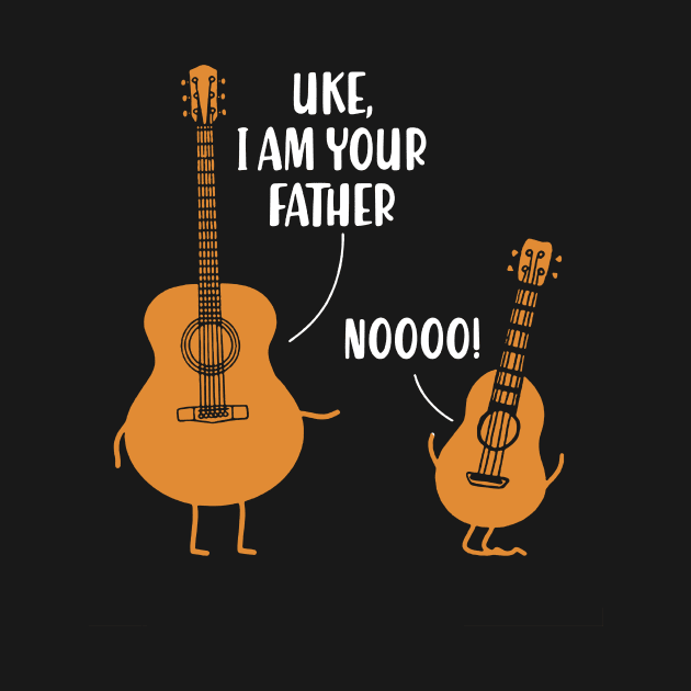 Uke I Am Your Father Funny Shirt Ukulele Guitar Music by gotravele store