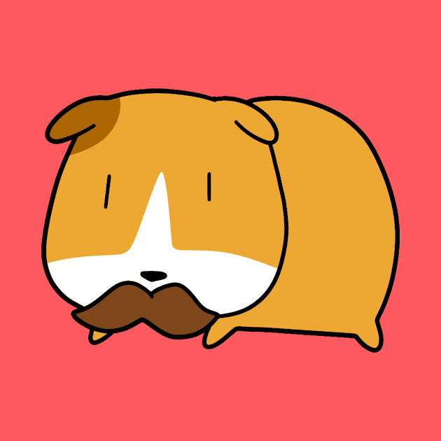 Mustache Guinea Pig by saradaboru