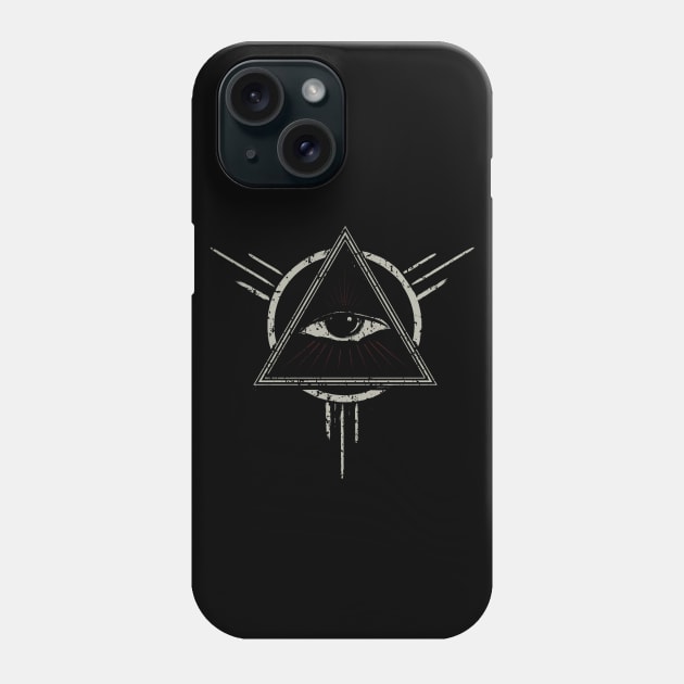 All-Seeing Illuminati Eye Phone Case by UnluckyDevil