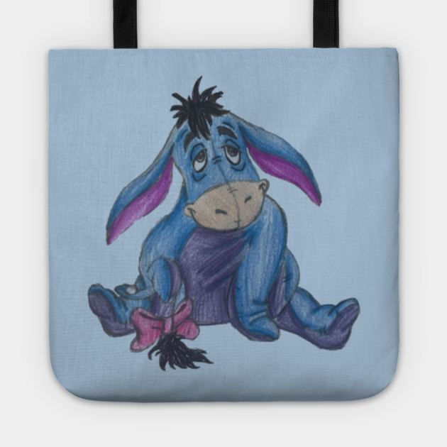 Eeyore Somewhat Happy Eeyore Tote Teepublic
