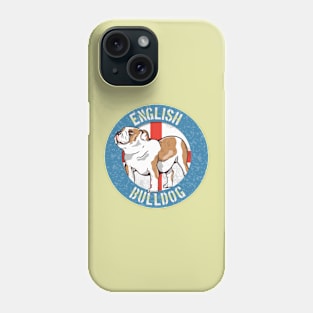 English Bulldog Saint George's Cross Phone Case