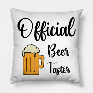 Official Beer Taster Pillow