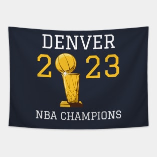 Denver Nuggets NBA Champs 2023 Tapestry