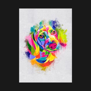 Dog Pop Art Illustration T-Shirt