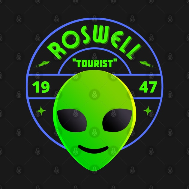 Roswell Tourist by Kenny The Bartender's Tee Emporium