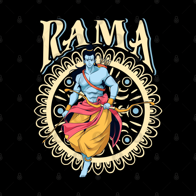 Hindu God - Rama by Modern Medieval Design