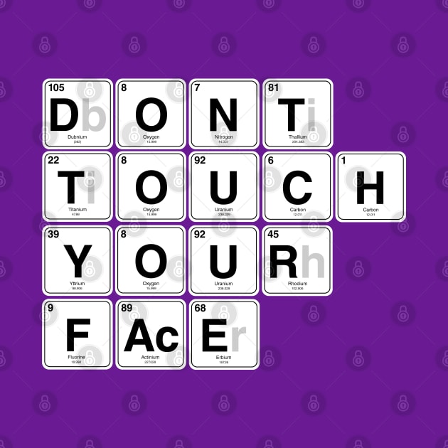 Do not touch your face by cariespositodesign