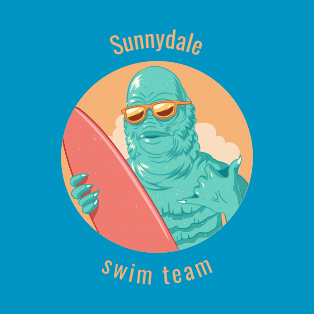 Buffy Sunnydale swim team monster by Gorgoose Graphics