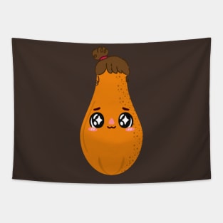 Kawaii papaya crying Tapestry