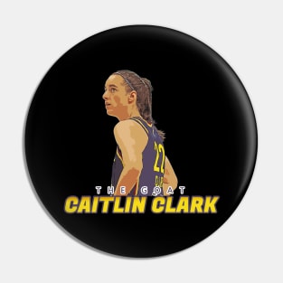 The Goat Caitlin Clark Pin