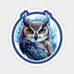 Winter Owl Magnet